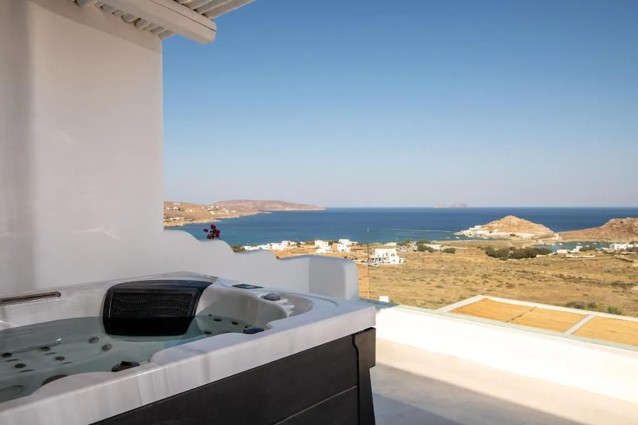 Spectacular Kalafatis Villa 5 Bedrooms Villa Vibhu Private Jacuzzis Infinity Pool