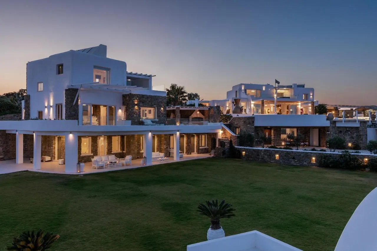 Spectacular Kalafatis Villa 5 Bedrooms Villa Vibhu Private Jacuzzis Infinity Pool