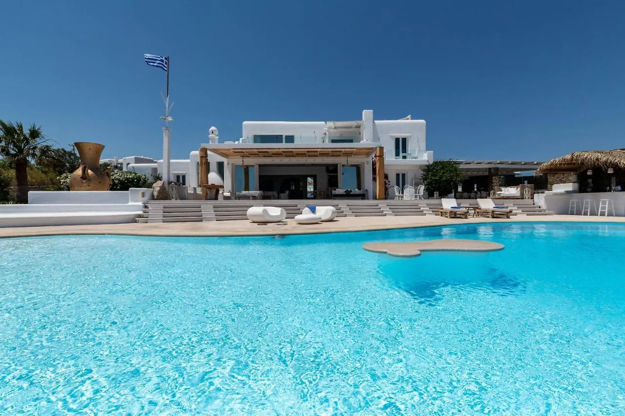 Spectacular Kalafatis Villa 5 Bedrooms Villa Vibhu Private Jacuzzis Infinity Pool